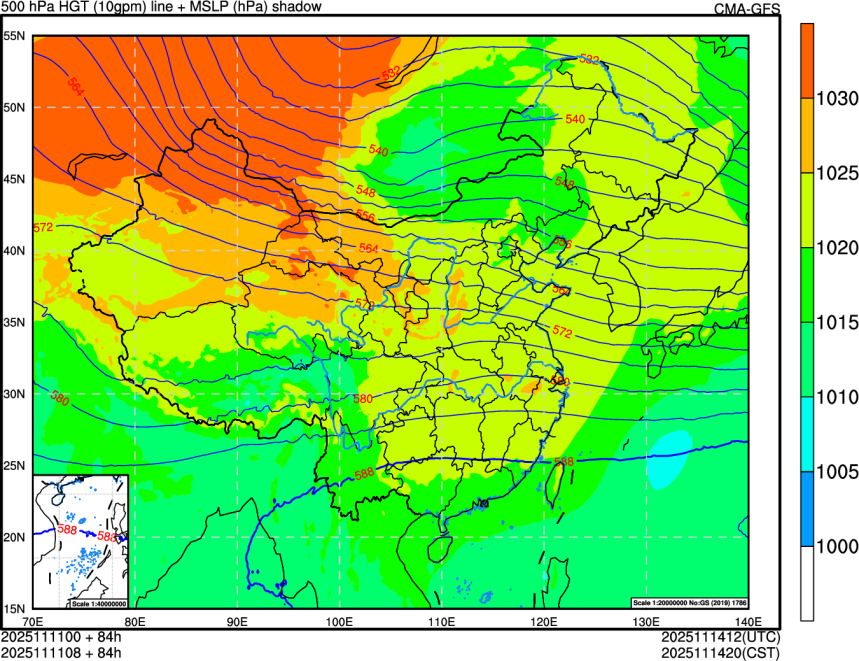 11/11 00时 +084小时