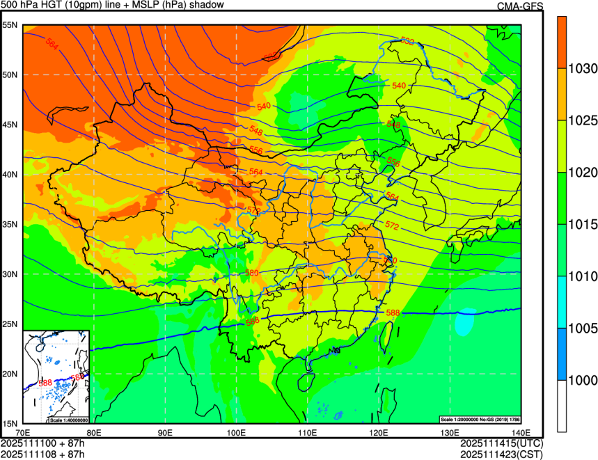 11/11 00时 +087小时