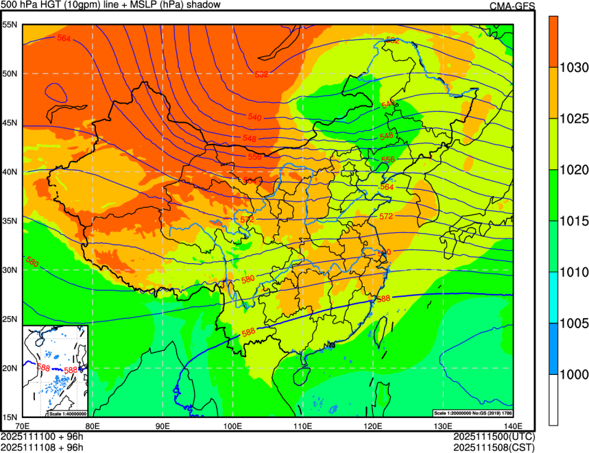 11/11 00时 +096小时