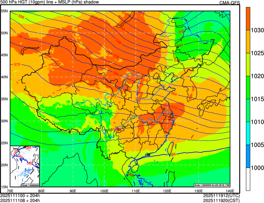 11/11 00时 +204小时
