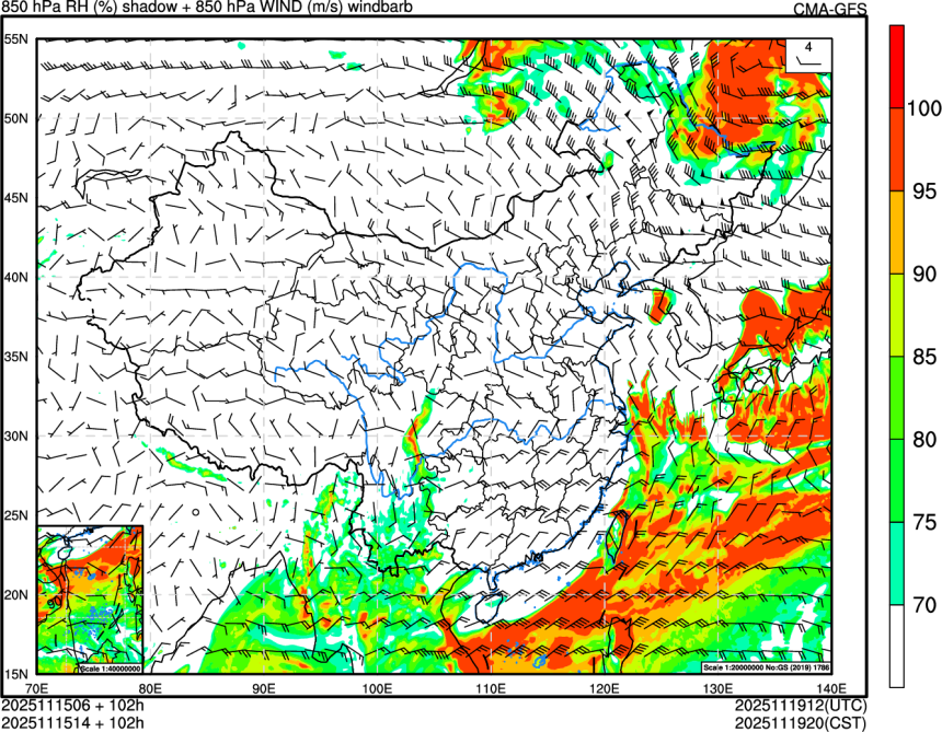 11/15 06时 +102小时