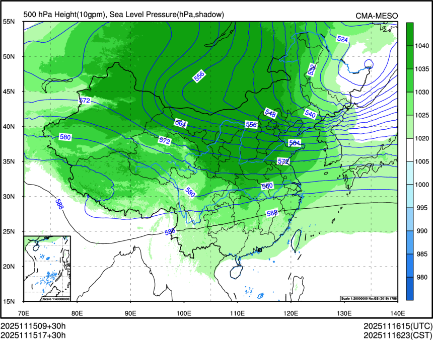 11/15 17时 +030小时