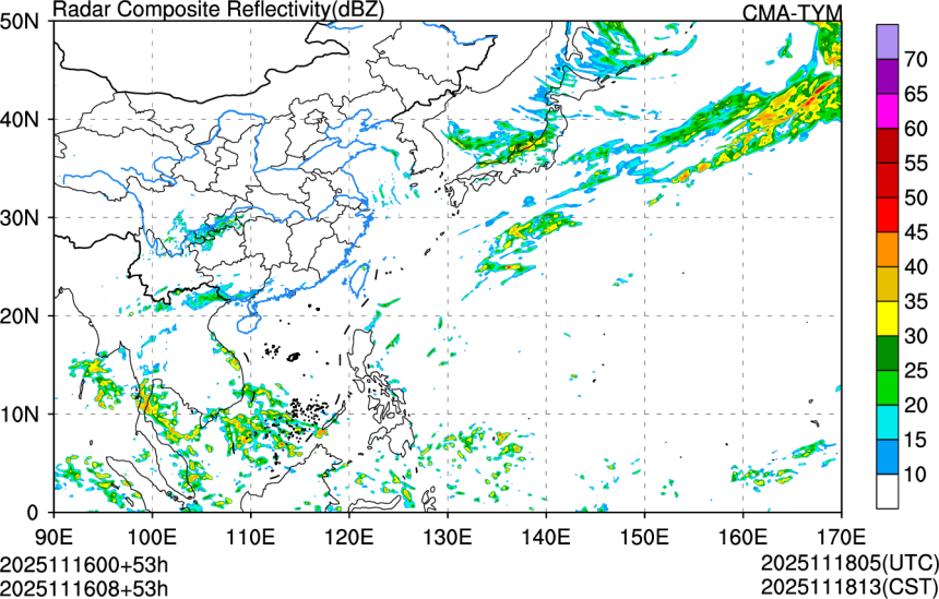 11/16 00时 +053小时