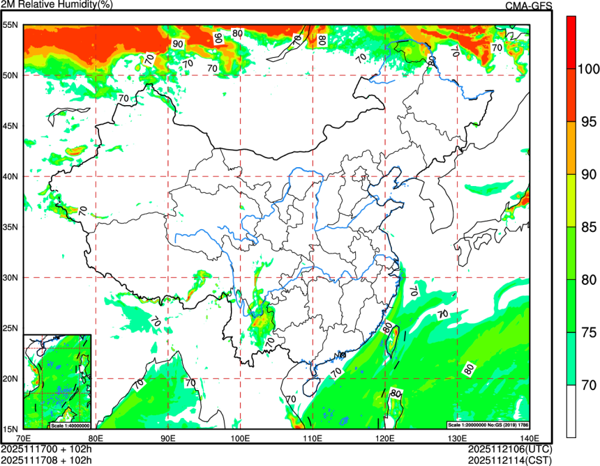 11/17 00时 +102小时