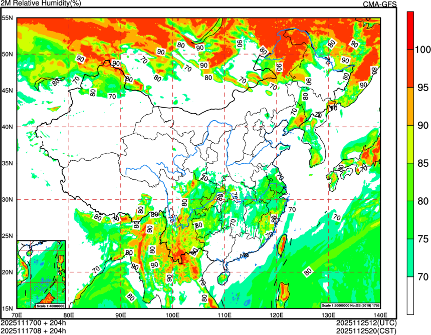 11/17 00时 +204小时