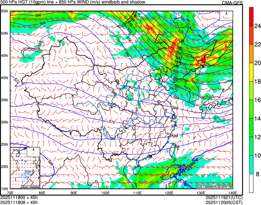 11/18 00时 +045小时