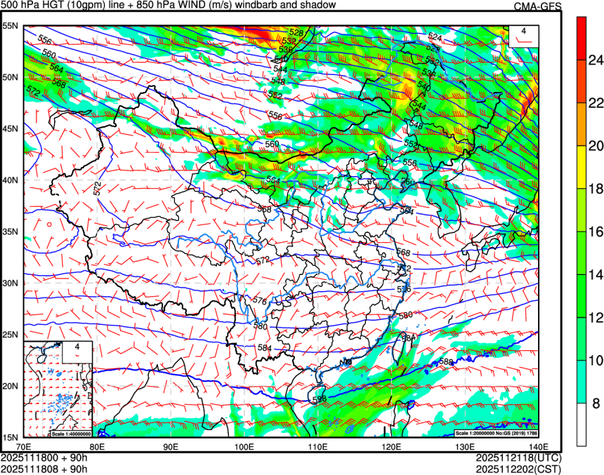 11/18 00时 +090小时