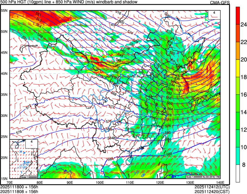 11/18 00时 +156小时