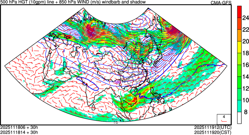 11/18 06时 +030小时