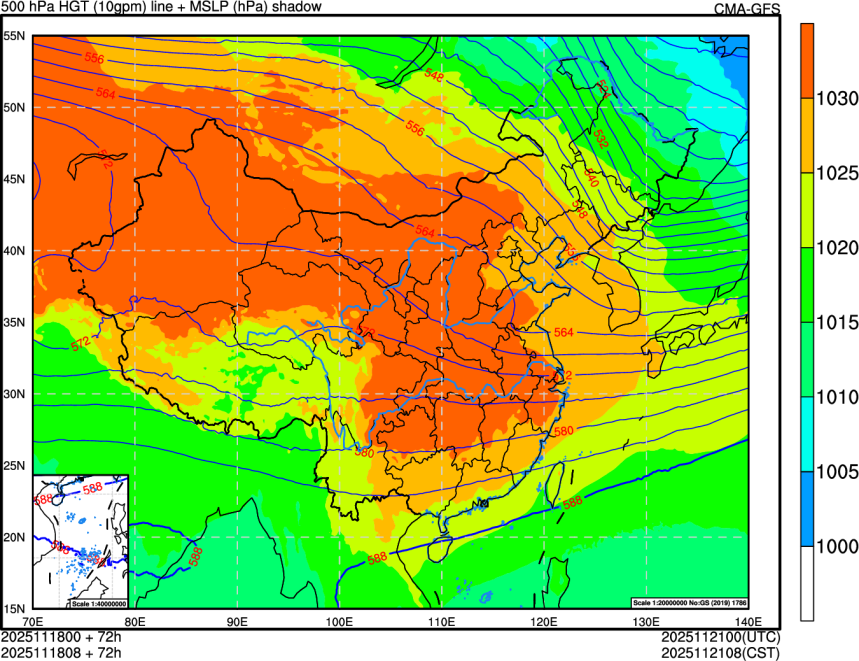 11/18 00时 +072小时