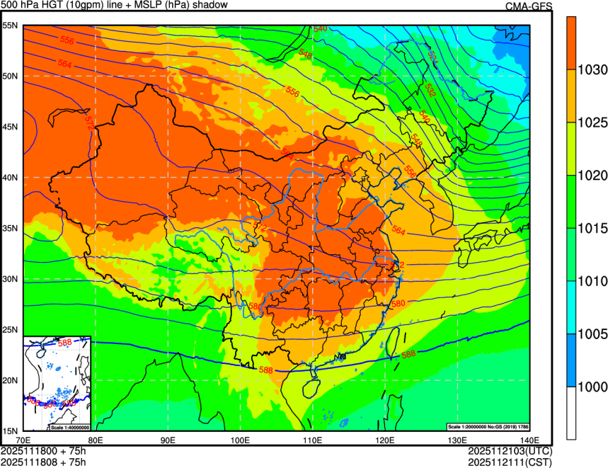 11/18 00时 +075小时