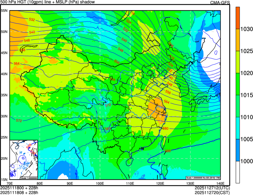 11/18 00时 +228小时