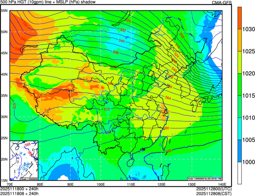 11/18 00时 +240小时
