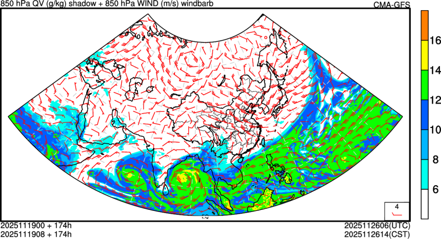 11/19 00时 +174小时