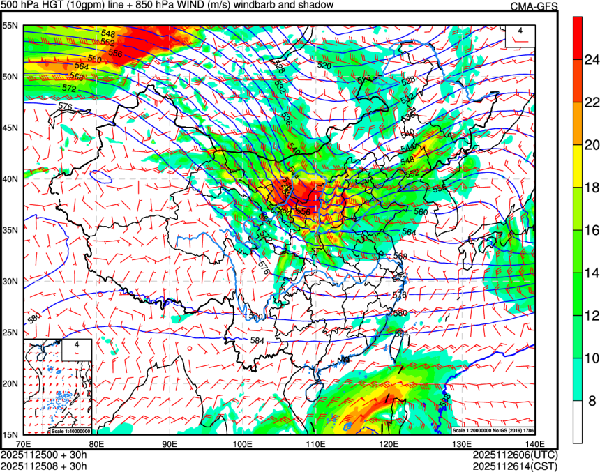 11/25 00时 +030小时