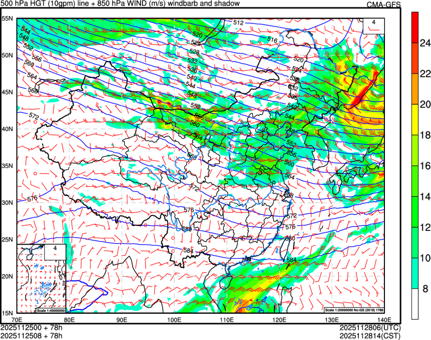 11/25 00时 +078小时