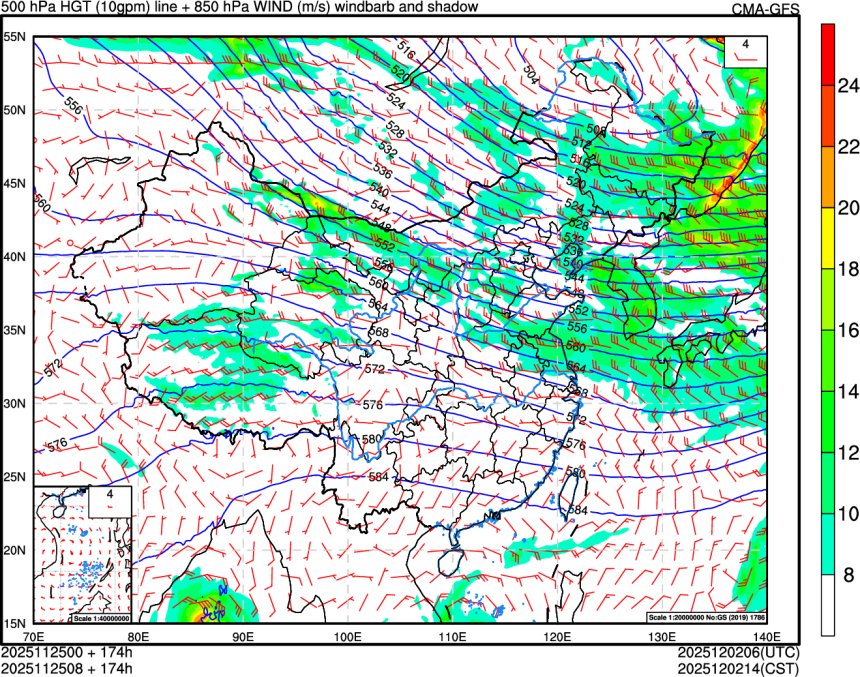 11/25 00时 +174小时