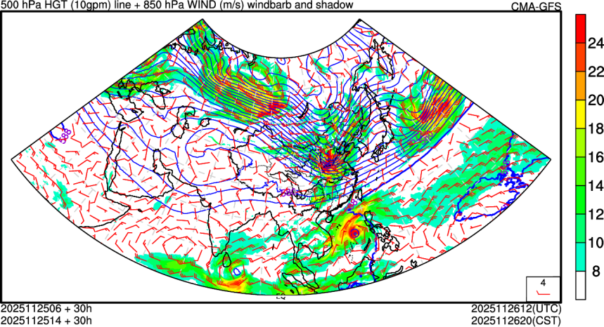 11/25 06时 +030小时