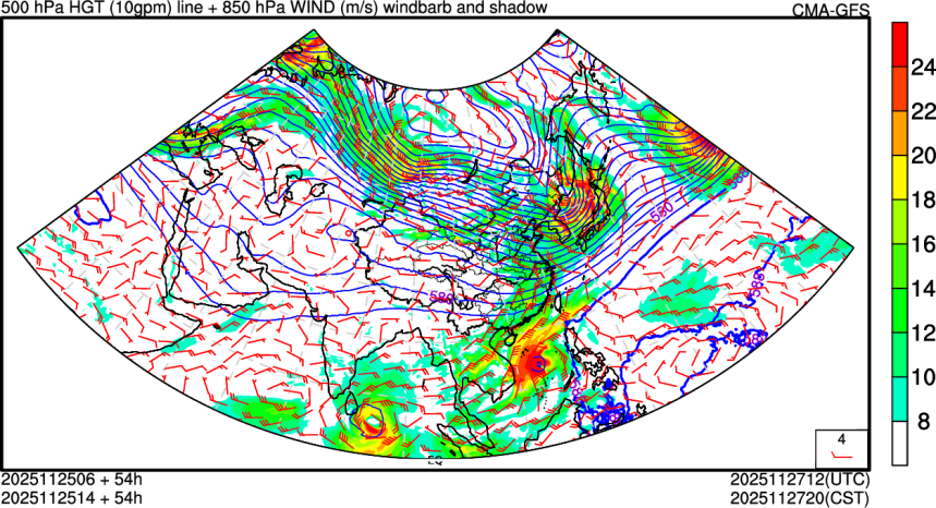 11/25 06时 +054小时