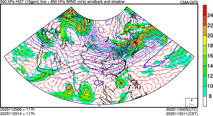 11/25 06时 +117小时
