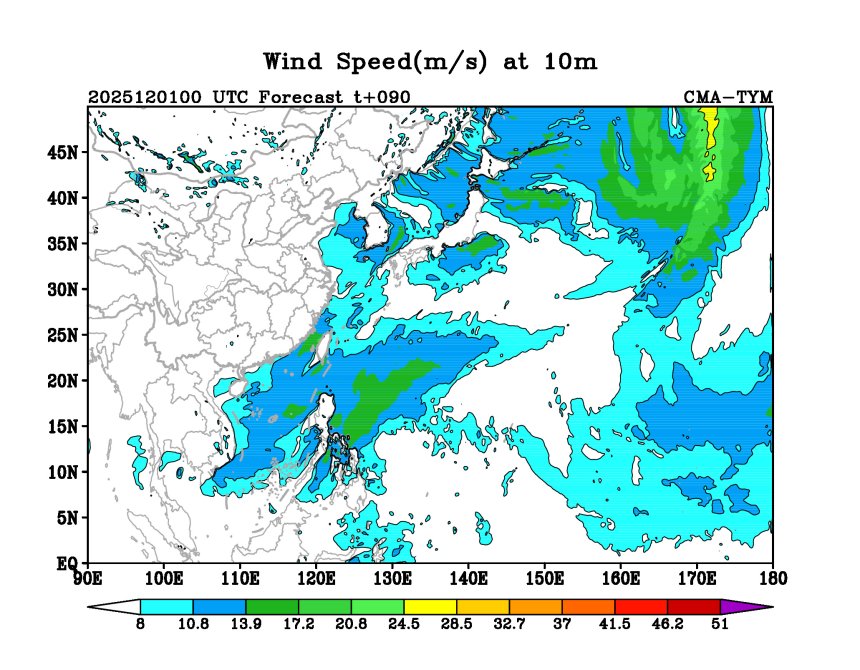 12/01 00时 +090小时