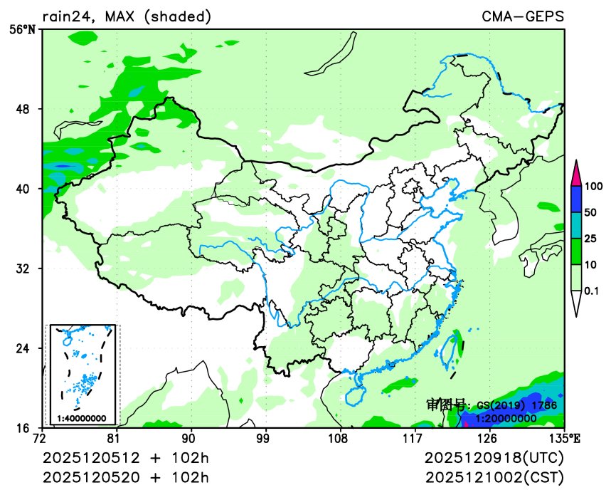 12/05 20时 +102小时
