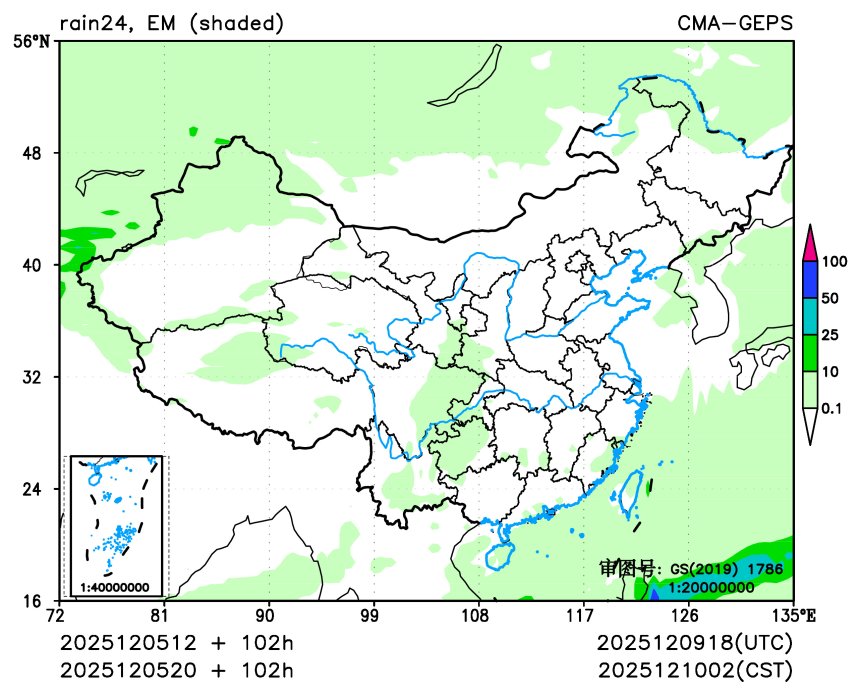 12/05 20时 +102小时