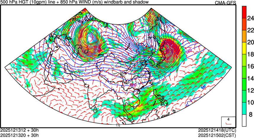 12/13 12时 +030小时
