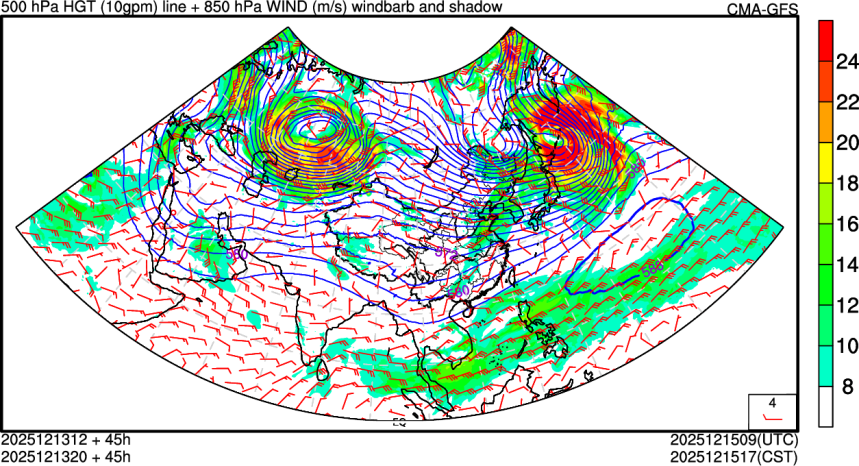 12/13 12时 +045小时