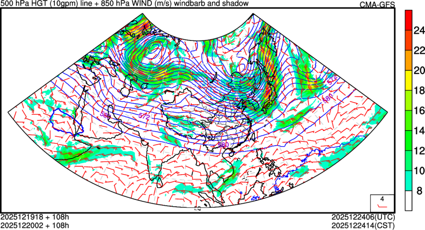 12/19 18时 +108小时