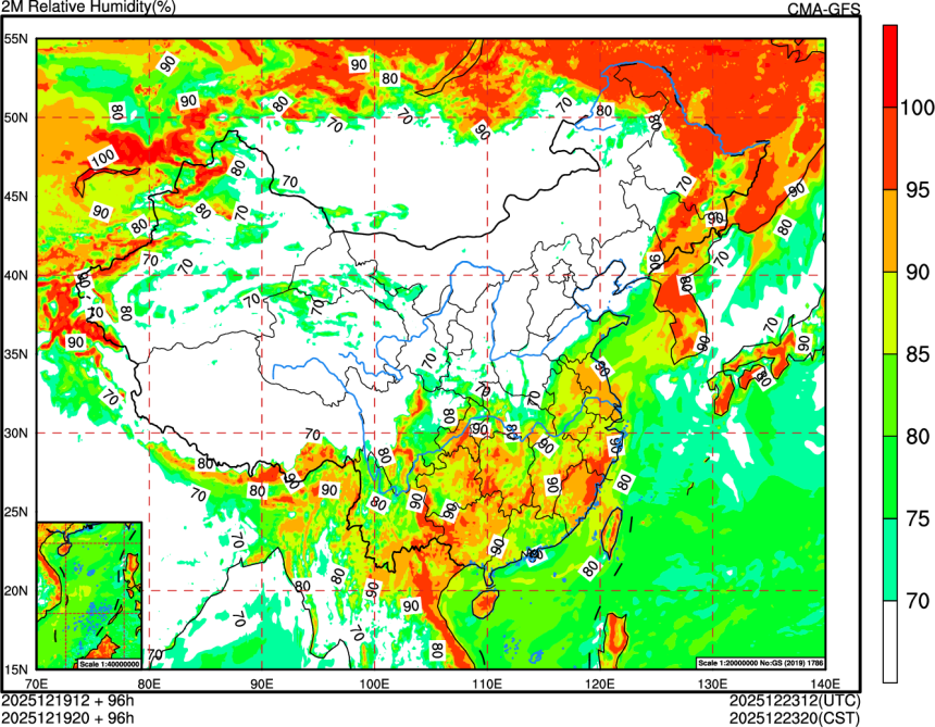 12/19 12时 +096小时