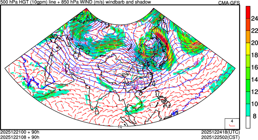 12/21 00时 +090小时
