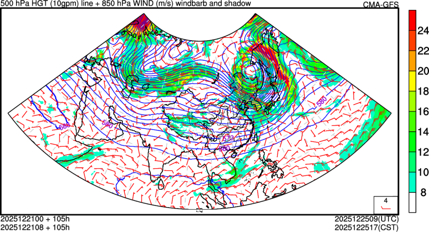 12/21 00时 +105小时