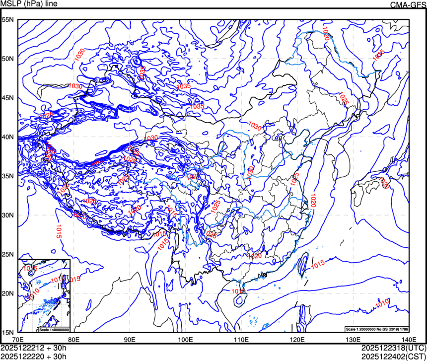 12/22 12时 +030小时