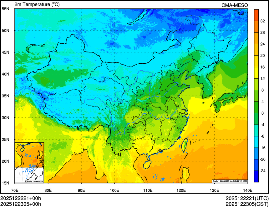 12/22 21时 +000小时