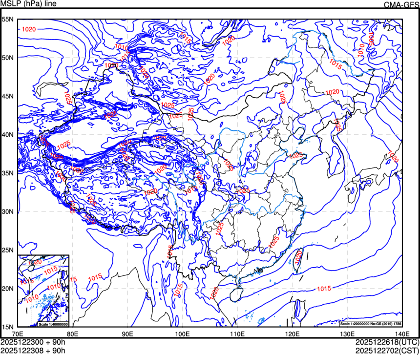 12/23 00时 +090小时