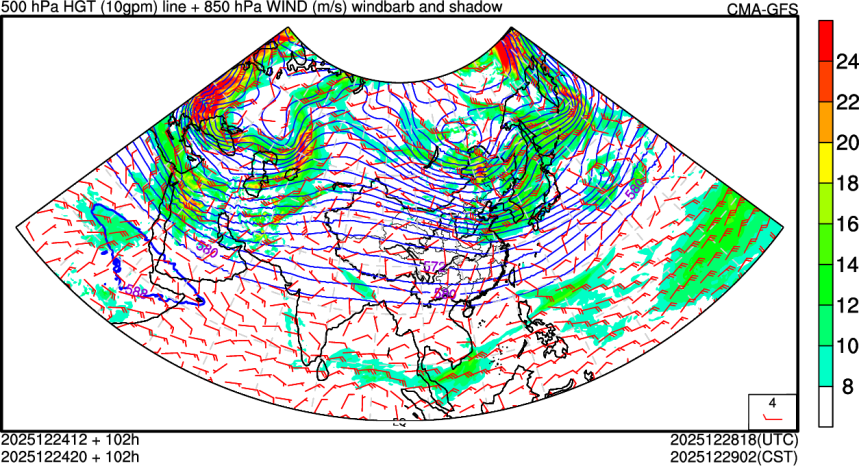 12/24 12时 +102小时