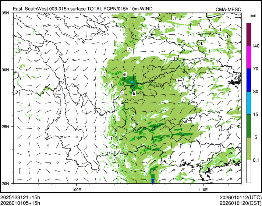 01/01 05时 +015小时