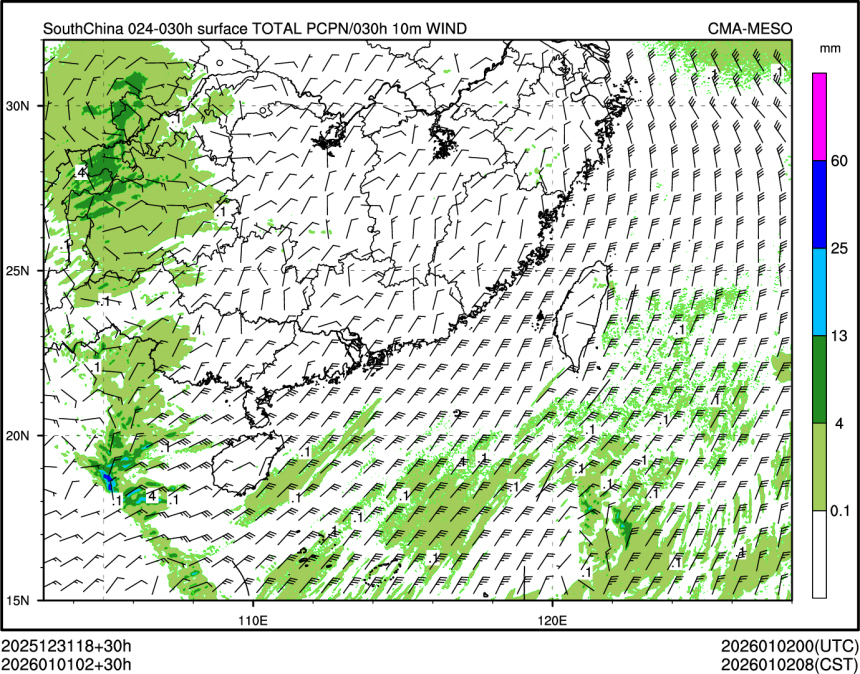 01/01 02时 +030小时