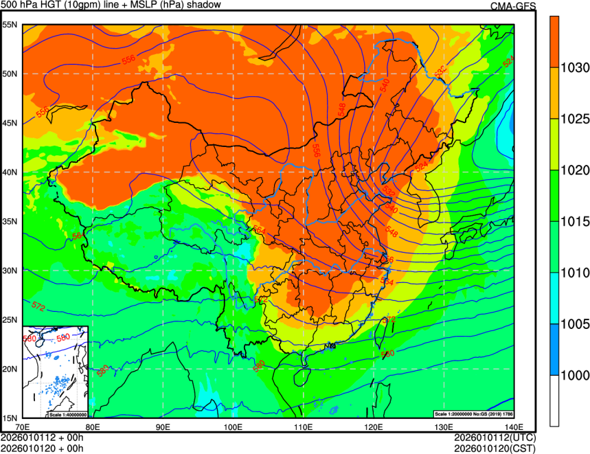 01/01 12时 +000小时