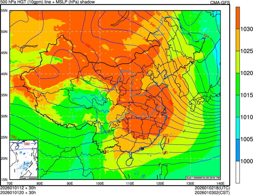 01/01 12时 +030小时