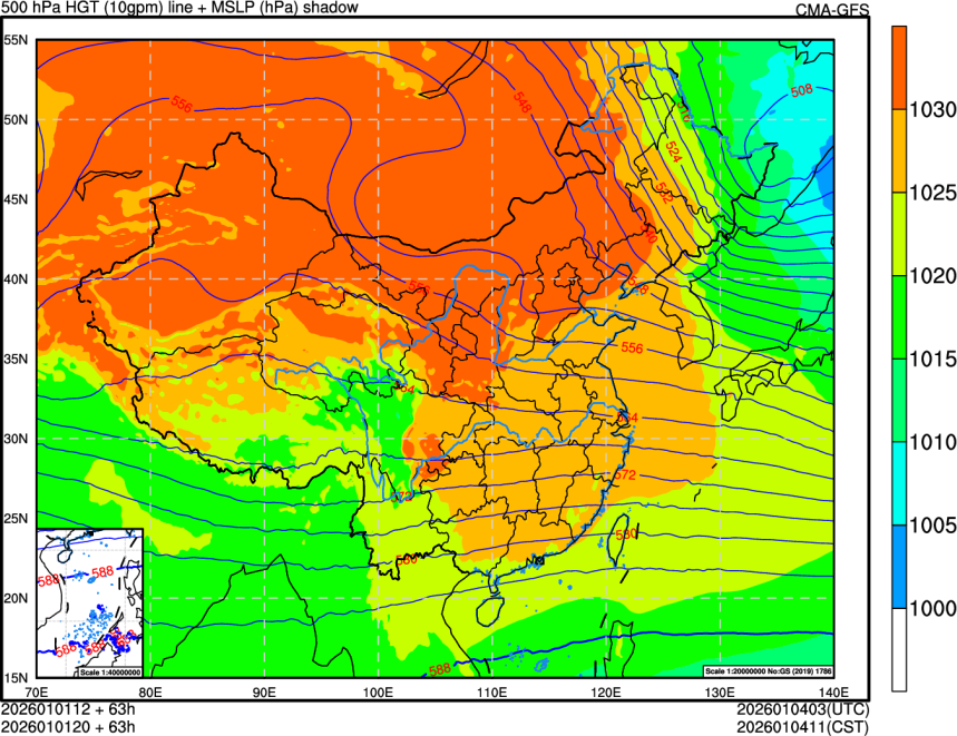 01/01 12时 +063小时