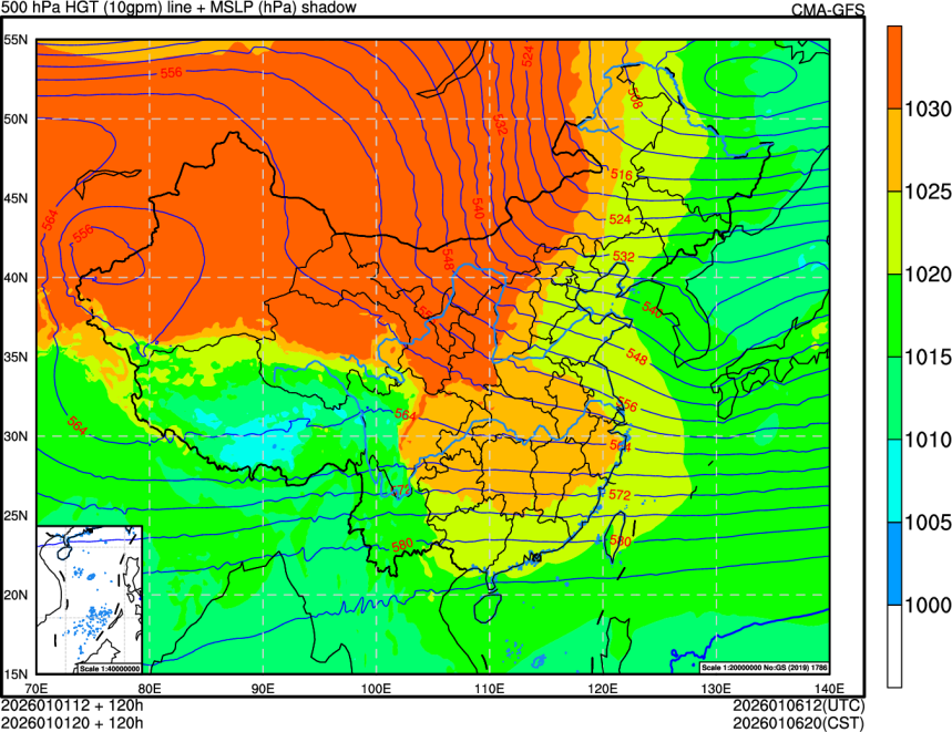 01/01 12时 +120小时