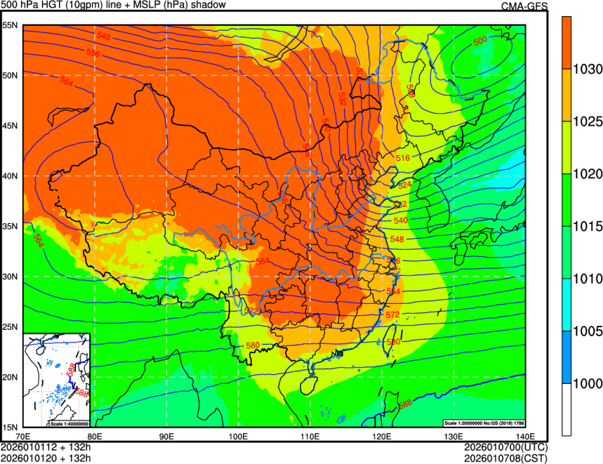 01/01 12时 +132小时