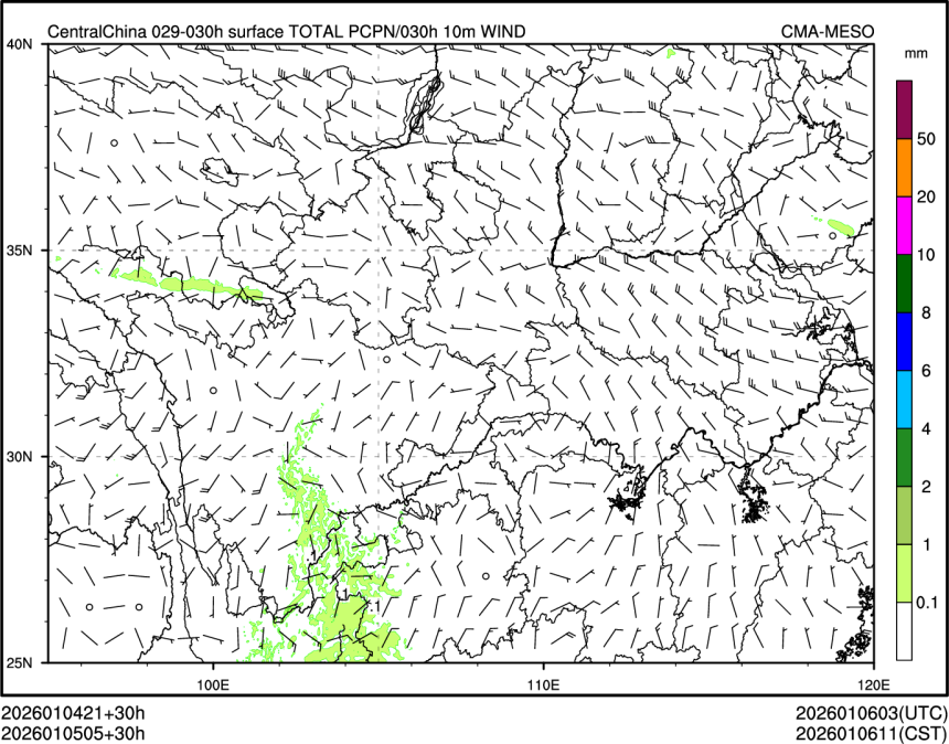 01/05 05时 +030小时