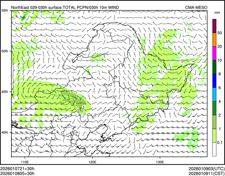 01/08 05时 +030小时