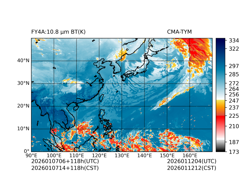 01/07 06时 +118小时