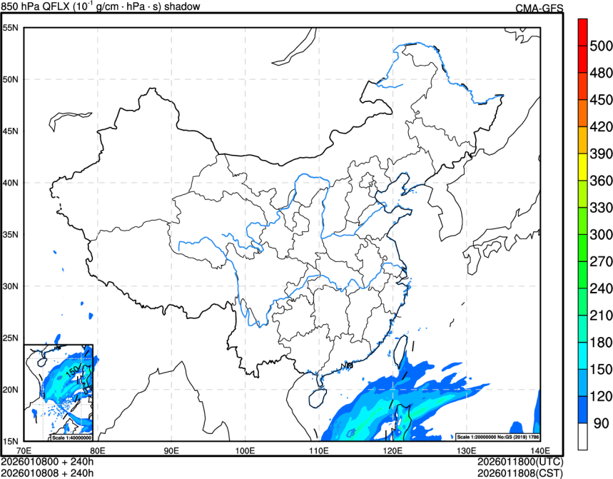 01/08 00时 +240小时