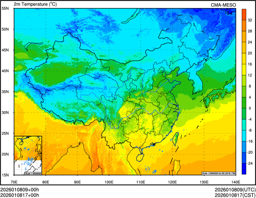 01/08 09时 +000小时
