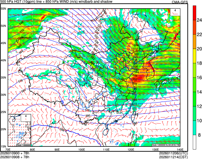 01/09 00时 +078小时